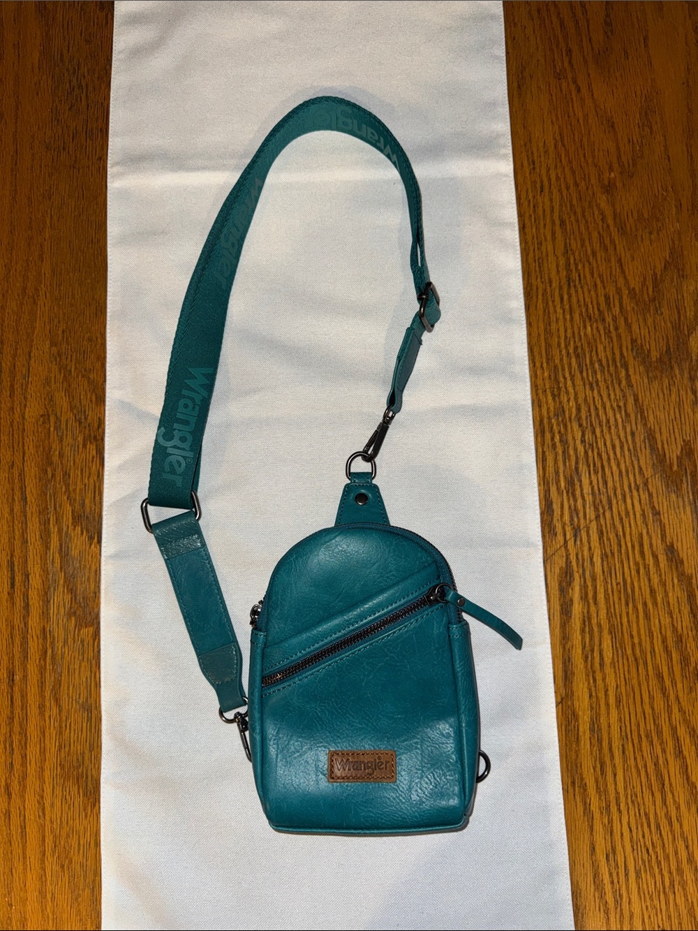 Wrangler Teal Crossbody Sling